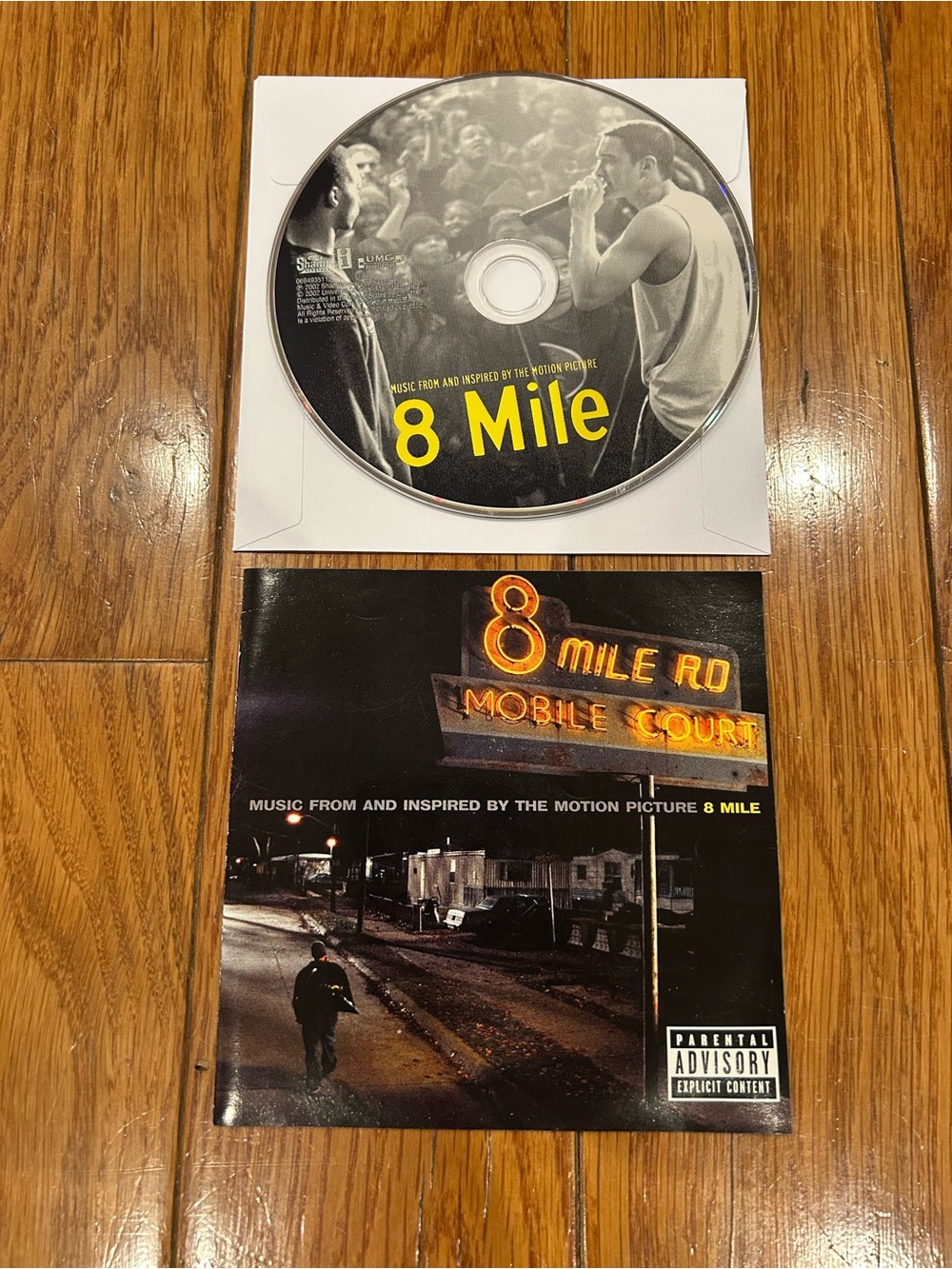 8 Mile Soundtrack Audio CD Eminem Movie Sound Track Explicit Version